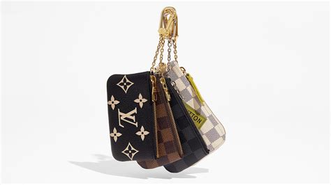 wrist keychain louis vuitton|Louis Vuitton key pouch stock.